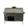 Churrasqueira à Carvão Baú Inox 40x26x35cm - Volpato - 2