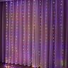 Cortina Natal Coloridos 120 Lâmpadas Enfeite Led Festa Luz Sala Iluminação Natalina Decoração Lumina - 3