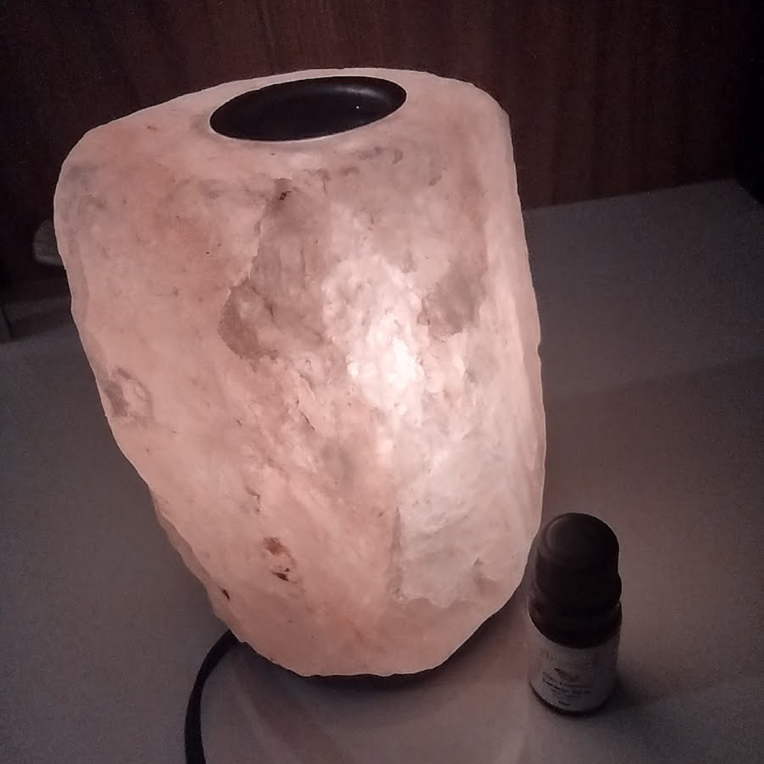 Luminária Difusora de Sal Rosa do Himalaia Aromá - 7