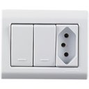 Ver imagem 6 de Caixa de Sobrepor 2 Interr 10A 250V e 1 Tomada 2p+t 10A 250V