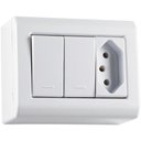 Ver imagem 5 de Caixa de Sobrepor 2 Interr 10A 250V e 1 Tomada 2p+t 10A 250V