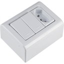 Ver imagem 3 de Caixa de Sobrepor 2 Interr 10A 250V e 1 Tomada 2p+t 10A 250V