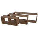 Ver imagem 1 de Kit 3 Nichos Retangulares - 60x22, 50x20, 40x18 X 120:cru