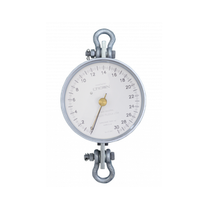 Dinamômetro Circular Analógico Faixa 0 A 3000Kg Força Graduação 20Kg Portátil Alumínio Br-3000 C/ Ce