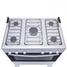 Fogão 5 Bocas Branco com Mesa Inox Atlas Mônaco Plus Bivolt - 3