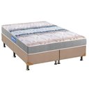Ver imagem 1 de Cama Box King: Colchão Espuma D45 Probel Guarda Costas + Base CRC Suede Clean(193x203)