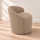 Ver mais imagens de Poltrona Decorativa Yara Suede Sala Estar Quarto Recepção Confortável