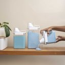 Ver imagem 6 de Kit com 3 Porta Sabão em Pó com Copo Dosador e Travas - Oikos