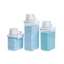 Ver imagem 1 de Kit com 3 Porta Sabão em Pó com Copo Dosador e Travas - Oikos