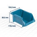 Ver imagem 2 de Gaveteiro Plástico Nº 3 Azul Vonder 17,6 Cm X 10,4 Cm X 8cm Organizador Empilhável Unidade