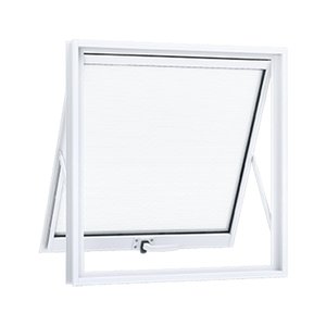 Janela de Aluminio Maxim-ar 60x60cm com Vidro Lucasa Alumínios
