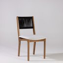 Ver imagem 5 de Kit 2 Cadeiras Sala de Jantar 55 x 45 x 90cm Tune Preto/Verniz Mel/Corda