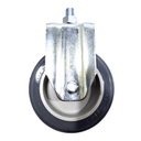 Ver imagem 1 de Rodízio Fixo de Espiga Roscada sem Freio até 65 Kg 4" - Schioppa Fl 412 Bp Le