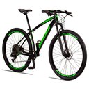 Ver imagem 1 de Bicicleta Mtb Z3X Pro Aro 29 Quadro 19 com 12 Marchas Deore Freio Hidráulico Preto Verde - Raider