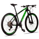 Ver imagem 3 de Bicicleta Mtb Z3X Pro Aro 29 Quadro 19 com 12 Marchas Deore Freio Hidráulico Preto Verde - Raider