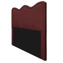 Ver imagem 4 de Cabeceira Casal Bari P02 140 cm Para Cama Box Suede Bordô