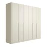Guarda Roupa Casal 276cm com 6 Portas de Abrir 100% Mdf Cor:luna - 2