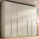 Ver imagem 6 de Guarda Roupa Casal 276cm com 6 Portas de Abrir 100% MDF Cor:Luna