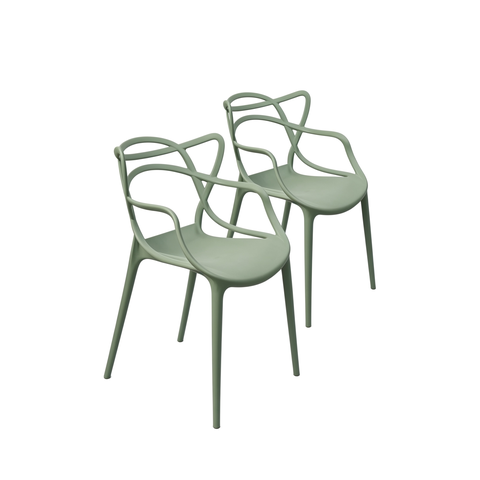 Kit 2 Cadeiras Allegra Verde