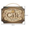 Placa Decorativa com Corda Cantinho do Café 22x30cm MDF - Wp Connect - 4