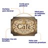 Placa Decorativa com Corda Cantinho do Café 22x30cm MDF - Wp Connect - 3