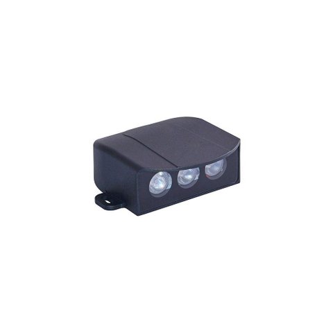 Balizador Nordecor Itho Sobrepor Led 3w Bivolt Preto 3000k Luz Amarela 2682