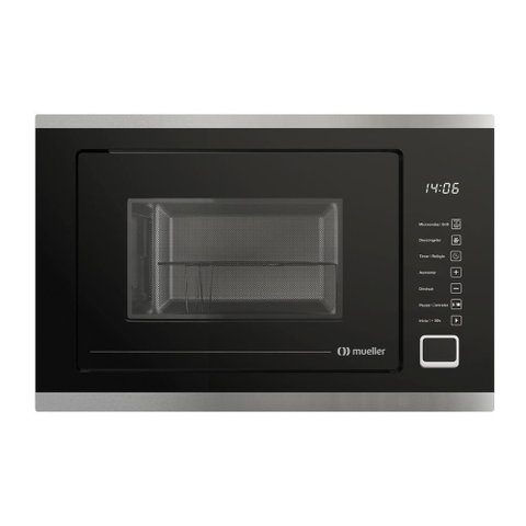 Forno Micro-ondas de Embutir Mueller 25 Litros Preto Mmo0225g1 - 127v