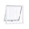Janela de Aluminio Maxim-ar 60x80cm com Grade e Vidro Lucasa Alumínios - 2