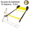 Kit Agilidade - Escada, Pratos e Cone - 4,5m - Amarelo - 2