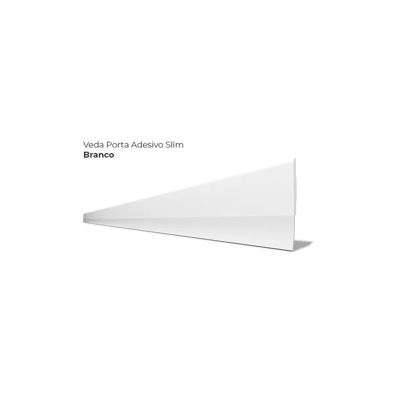 Veda Porta Slim Protetor De Frestas Comfort Door 80cm Branco