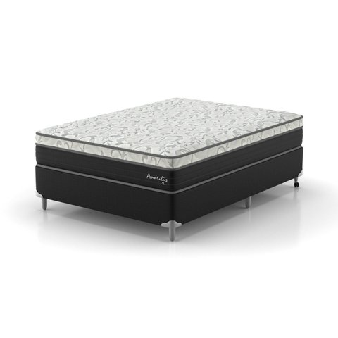 Cama Box Casal D33 1,38x1,88x53cm Amarílis Yescasa