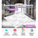 Ver imagem 3 de 10 Placas Revestimento Porcelanato Mármore Branco Laminado 25x25cm