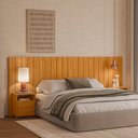 Ver imagem 1 de Cabeceira Extensível para Cama Solteiro/Casal/Queen/King Ripada 100% MDF