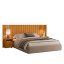 Ver imagem 5 de Cabeceira Extensível para Cama Solteiro/Casal/Queen/King Ripada 100% MDF