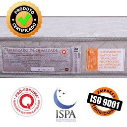 Colchão Berço BF D18 Antialérgico 130x70x10cm Americano Certificado -  - 4