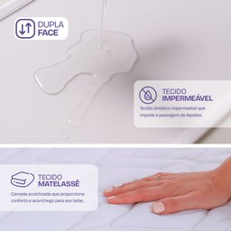 Colchão para Berço Americano D18 Hipoalergênico 130x70x10cm - Bf Colchões - 5