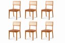 Ver imagem 3 de Kit 6 Cadeiras de Jantar com Encosto Telinha Ava