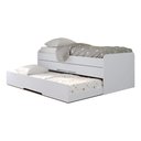 Ver imagem 1 de Cama Bibox Solteiro Juliette 2 Gavetas Branco Robel Moveis