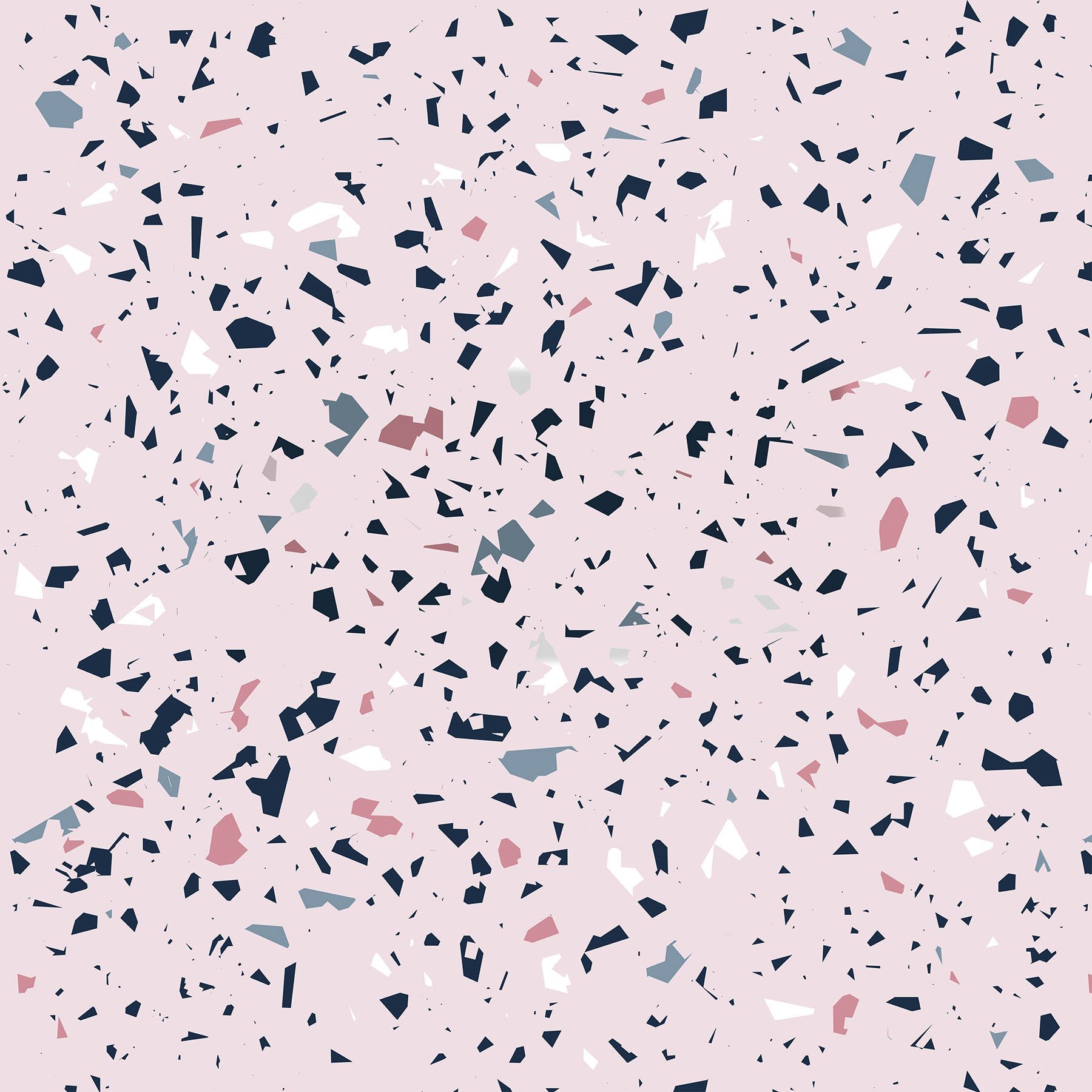 Papel de Parede Adesivo Granilite Rosa com Azul Escuro:3,50m - 2