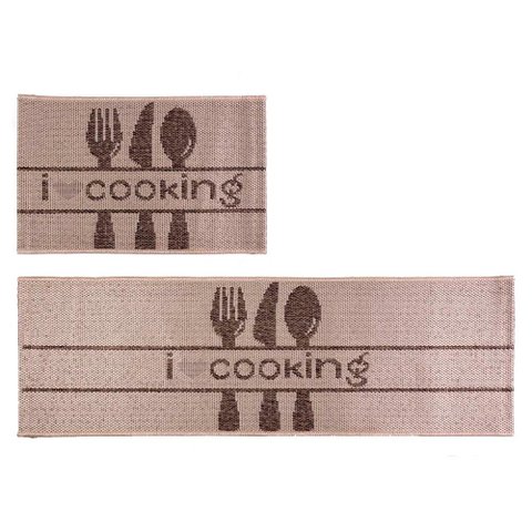 Kit Cozinha 2 Peças Eco Nature Cooking 87 Bege-Marrom - J Serrano