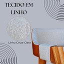 Ver imagem 6 de Kit 6 Poltronas Lux Jantar Design Atemporal Confortáveis & Ergônomicas em Linho