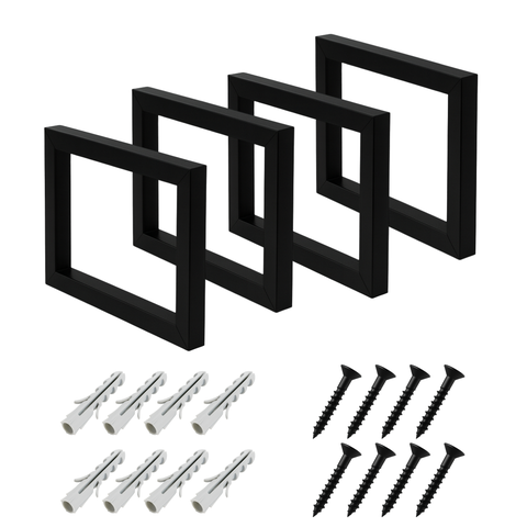 Kit 4 Suporte Prateleira Simples até 20cm Estilo Industrial