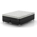Ver imagem 1 de Cama Box Queen D33 1,58x1,98x53cm Amarílis Montreal Branco/Preto