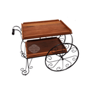 Ver imagem 2 de Carrinho de Chá em Madeira de Demolição 105x60cm Sudeste Rústico