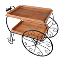 Ver imagem 1 de Carrinho de Chá em Madeira de Demolição 105x60cm Sudeste Rústico