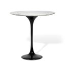 Ver imagem 2 de Mesa Saarinen Lateral Carrara 51cm - Base Preta