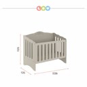 Ver imagem 3 de Berço Americano em MDF Wall Smile