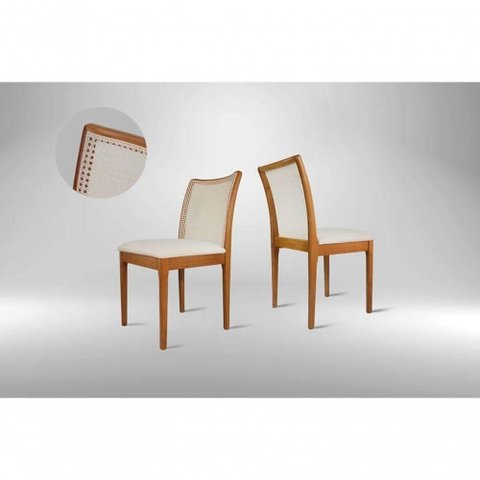 Cadeiras para Mesa de Jantar Telinha Phoenix Requinte Salas
