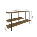 Ver imagem 3 de Aparador 140cm 3 Prateleiras Jatobá 1500