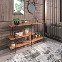 Ver imagem 1 de Aparador 140cm 3 Prateleiras Jatobá 1500